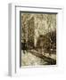 The Flatiron Building, New York-Ernest Lawson-Framed Premium Giclee Print