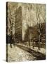 The Flatiron Building, New York-Ernest Lawson-Stretched Canvas