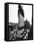 The Flatiron Building, NYC, 1901-Science Source-Framed Stretched Canvas