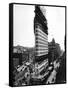 The Flatiron Building, NYC, 1901-Science Source-Framed Stretched Canvas