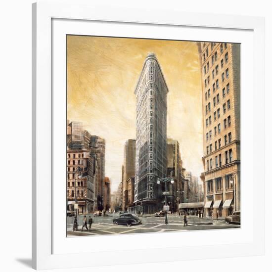 The Flatiron Building-Matthew Daniels-Framed Art Print