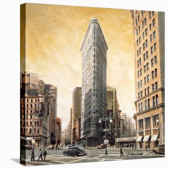 The Flatiron Building-Matthew Daniels-Stretched Canvas