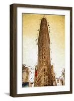 The Flatiron - In the Style of Oil Painting-Philippe Hugonnard-Framed Giclee Print