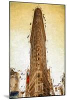 The Flatiron - In the Style of Oil Painting-Philippe Hugonnard-Mounted Giclee Print