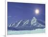 The Flatirons Near Boulder, CO, Winter-Chris Rogers-Framed Premium Photographic Print