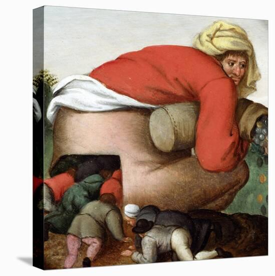 The Flatterers-Pieter Brueghel the Younger-Stretched Canvas