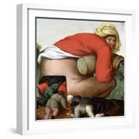 The Flatterers-Pieter Brueghel the Younger-Framed Giclee Print