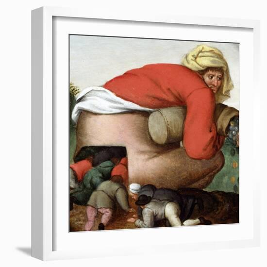 The Flatterers-Pieter Brueghel the Younger-Framed Giclee Print