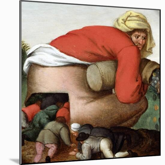 The Flatterers-Pieter Brueghel the Younger-Mounted Giclee Print