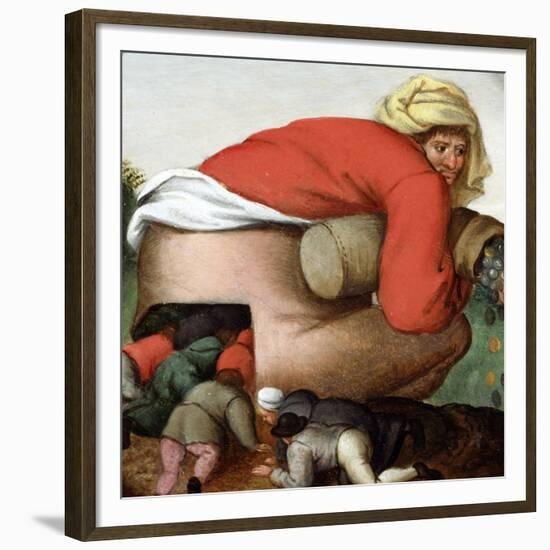 The Flatterers-Pieter Brueghel the Younger-Framed Giclee Print