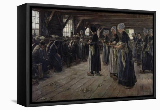 The Flax Barn at Laren, 1887-Max Liebermann-Framed Stretched Canvas