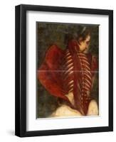 The Flayed Angel, C.1745-Jacques-Fabien Gautier d'Agoty-Framed Giclee Print