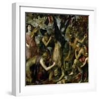 The Flaying of Marsyas, 1570-1575-Titian (Tiziano Vecelli)-Framed Giclee Print