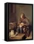 The Flea-Catcher circa 1655-Gerard Terborch-Framed Stretched Canvas