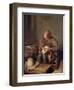 The Flea-Catcher circa 1655-Gerard Terborch-Framed Giclee Print