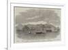 The Fleet in China under Admiral Jones Assembled Off Kintang Prior to the Occupation of Chusan-null-Framed Giclee Print