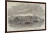 The Fleet in China under Admiral Jones Assembled Off Kintang Prior to the Occupation of Chusan-null-Framed Giclee Print