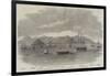 The Fleet in China under Admiral Jones Assembled Off Kintang Prior to the Occupation of Chusan-null-Framed Giclee Print