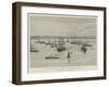 The Fleet Manoeuvres, the B Squadron at Portland, under Admiral Sir George Tryon-null-Framed Giclee Print