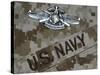 The Fleet Marine Force Warfare Specialist Pin-Stocktrek Images-Stretched Canvas