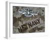 The Fleet Marine Force Warfare Specialist Pin-Stocktrek Images-Framed Photographic Print