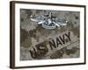 The Fleet Marine Force Warfare Specialist Pin-Stocktrek Images-Framed Photographic Print