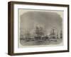 The Fleet of Ironclads at Portland Harbour-Edwin Weedon-Framed Giclee Print