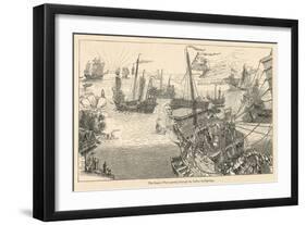 The Fleet of Kublai Khan in the Indian Archipelago as Described by Marco Polo-Henry Yule-Framed Art Print