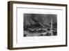 The Fleet Passing Forts on the Mississippi, Capture of New Orleans, 1862-1867-W Ridgway-Framed Giclee Print