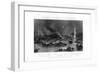 The Fleet Passing Forts on the Mississippi, Capture of New Orleans, 1862-1867-W Ridgway-Framed Giclee Print
