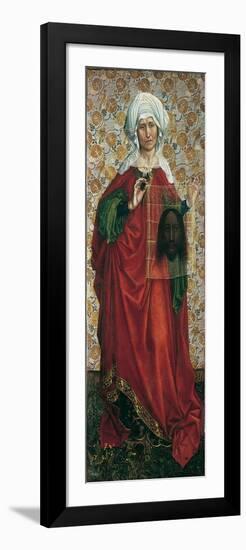 The Flémalle Panels: Saint Veronica-Robert Campin-Framed Premium Giclee Print