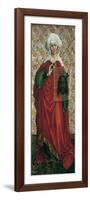 The Flémalle Panels: Saint Veronica-Robert Campin-Framed Premium Giclee Print