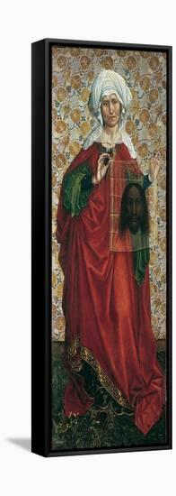 The Flémalle Panels: Saint Veronica-Robert Campin-Framed Stretched Canvas