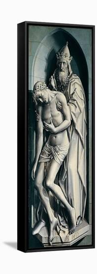 The Flémalle Panels: the Holy Trinity-Robert Campin-Framed Stretched Canvas