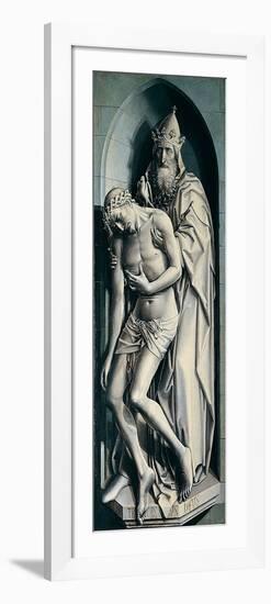 The Flémalle Panels: the Holy Trinity-Robert Campin-Framed Giclee Print