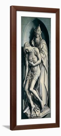 The Flémalle Panels: the Holy Trinity-Robert Campin-Framed Giclee Print