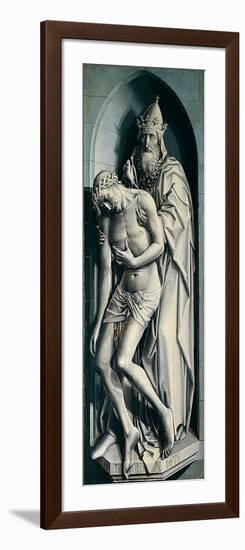 The Flémalle Panels: the Holy Trinity-Robert Campin-Framed Giclee Print