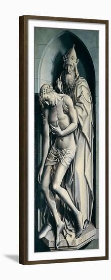 The Flémalle Panels: the Holy Trinity-Robert Campin-Framed Giclee Print