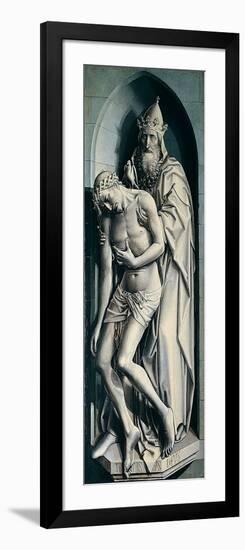 The Flémalle Panels: the Holy Trinity-Robert Campin-Framed Giclee Print