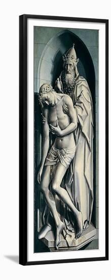 The Flémalle Panels: the Holy Trinity-Robert Campin-Framed Giclee Print