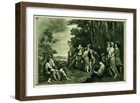 The Flemish Dance by Peter Paul Rubens-Peter Paul Rubens-Framed Giclee Print