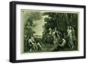 The Flemish Dance by Peter Paul Rubens-Peter Paul Rubens-Framed Giclee Print