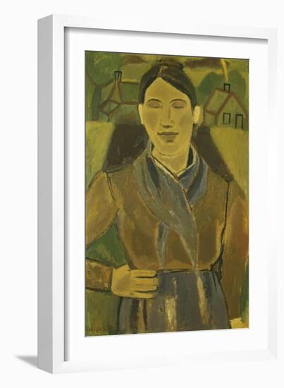 The Flemish Peasant; La Paysanne Flamande, C.1935-Gustave de Smet-Framed Giclee Print