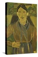 The Flemish Peasant; La Paysanne Flamande, C.1935-Gustave de Smet-Stretched Canvas