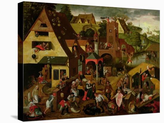 The Flemish Proverbs-Pieter Balten-Stretched Canvas