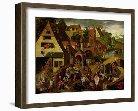 The Flemish Proverbs-Pieter Balten-Framed Giclee Print