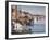 The Fleur de Lampaul and Small Boat in Harbour at Saint Vaast La Hougue, Cotentin Peninsula, France-Julian Elliott-Framed Photographic Print