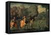 The Flight into Egypt, 1500s-Titian (Tiziano Vecelli)-Framed Stretched Canvas