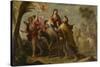 The Flight into Egypt, 1669-Jose Moreno-Stretched Canvas