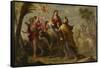 The Flight into Egypt, 1669-Jose Moreno-Framed Stretched Canvas